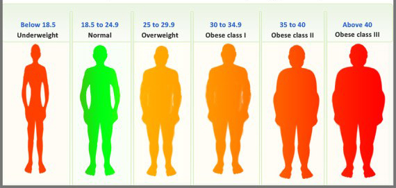 علایم چاقی علائم افزایش وزن