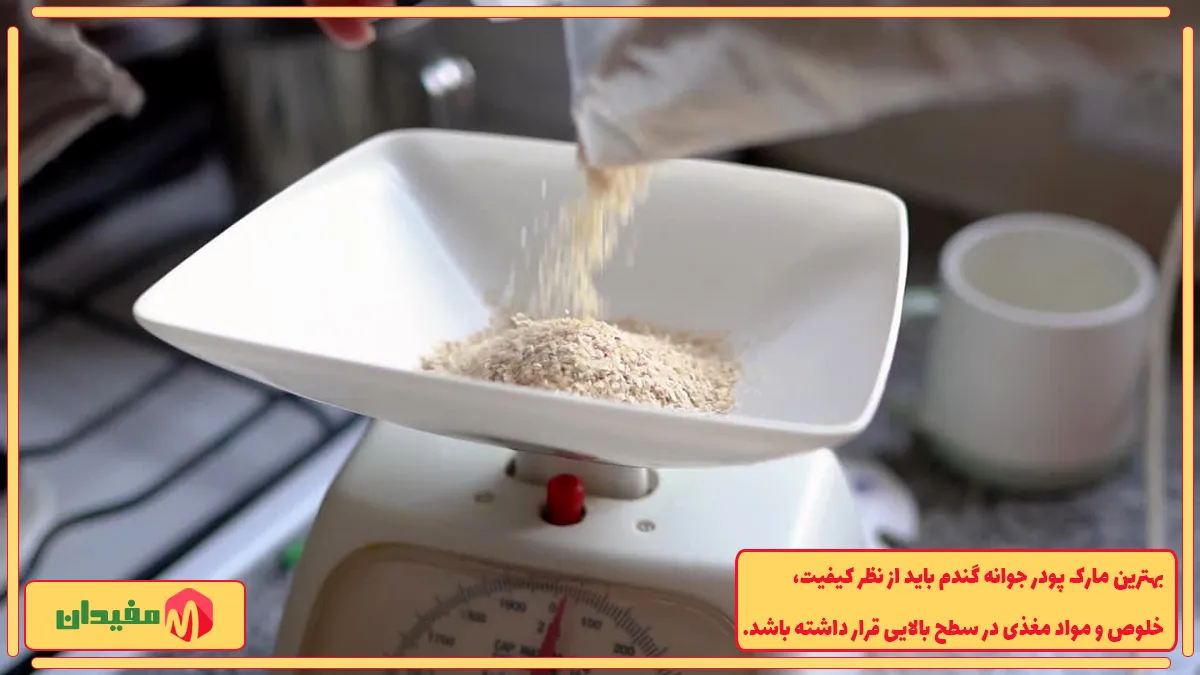بهترین مارک پودر جوانه گندم