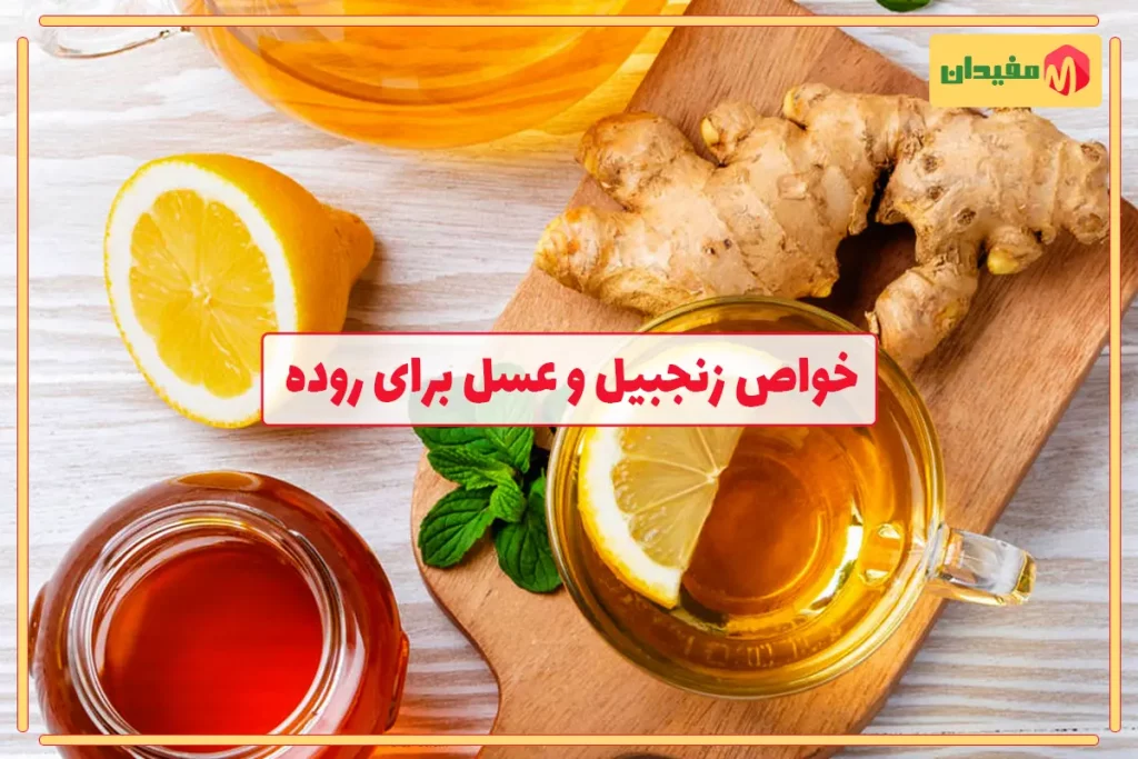 خواص زنجبیل و عسل برای روده