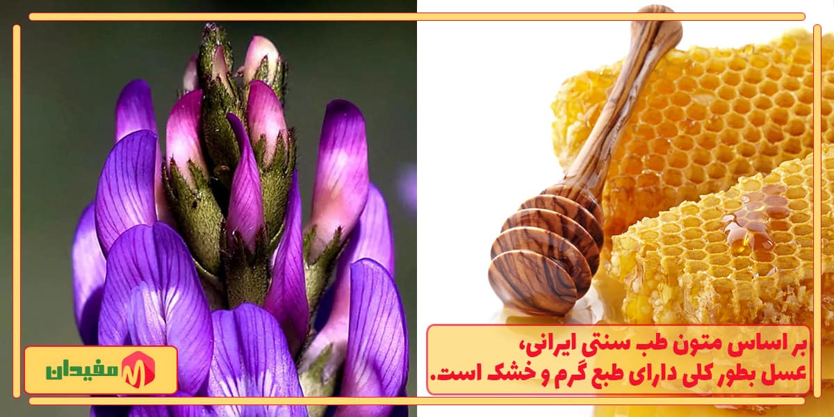 طبع عسل گون گرم است