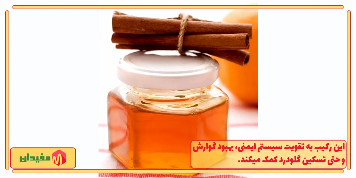 تهیه ترکیب عسل و دارچین